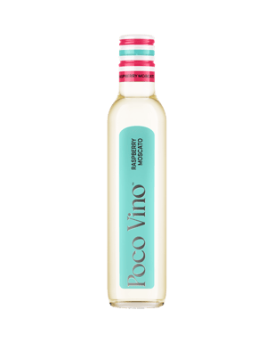 Poco Vino Raspberry Moscato  Bottle