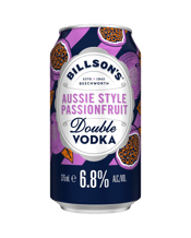 Billson's Double Vodka & Passionfruit 6.8% Cans 375ml  Can