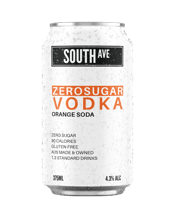 South Ave Zero Sugar Orange Soda Vodka Cans 375ml  Can