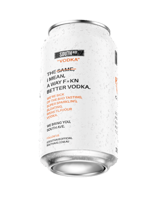 South Ave Zero Sugar Orange Soda Vodka Cans 375ml  Can