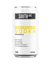 South Ave Zero Sugar Pineapple Vodka Cans 375ml  Can