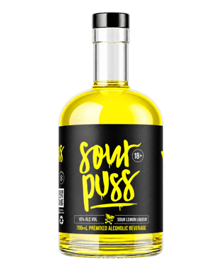 Sour Puss Sour Lemon Drop 700ml  Bottle