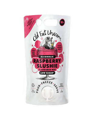 Old Fat Unicorn Raspberry No Added Sugar Slushie Flavoured Mix  Each