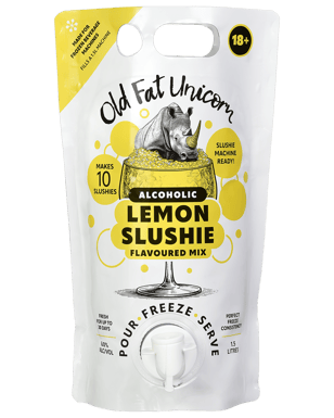 Old Fat Unicorn Lemon Slushie Flavoured Mix Bagnum  Each