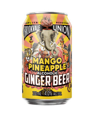 Brookvale Union Mango Pineapple Ginger Beer 330ml  Can
