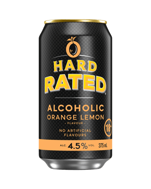 Hard Rated Orange Lemon Cans 375ml  Can