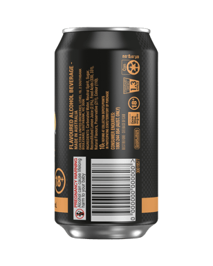 Hard Rated Orange Lemon Cans 375ml  Can
