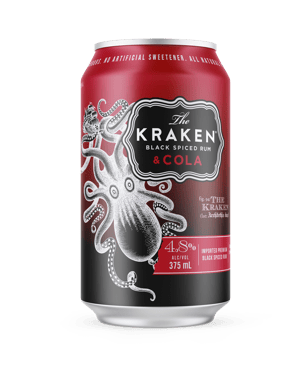 The Kraken Spiced Rum & Cola Cans 375ml  Can