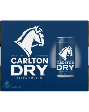 Carlton Dry Cans 375ml  Bottle