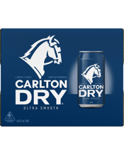 Carlton Dry Cans 375ml  Bottle