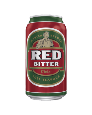 Red Bitter Full Flavour Lager Cans 375ml  Can