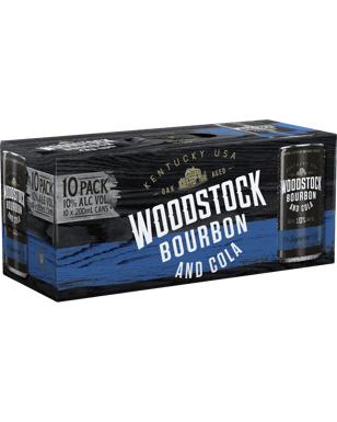 Bourbon and Cola 10% 10 Pack Cans 200mL