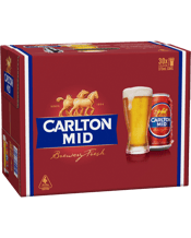 Carlton Mid Cans 375ml  30 Case