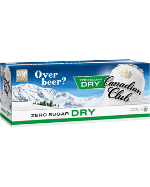 Whisky & Zero Sugar Dry 4.8% 10 Pack Cans 375mL 