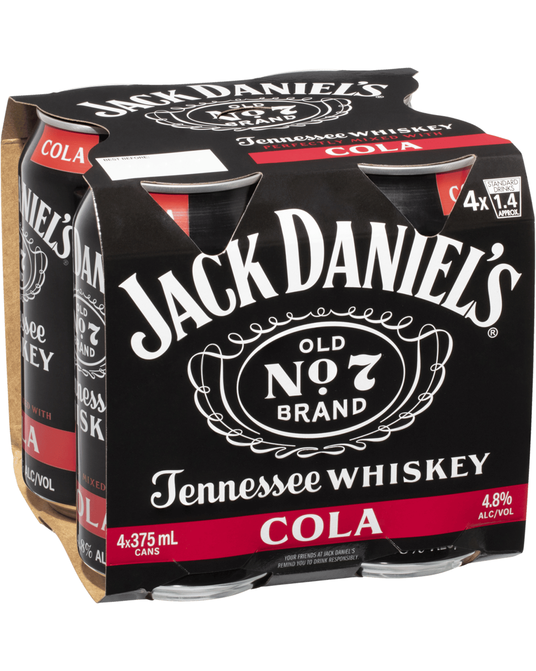 Buy Jack Daniels Old No 7 And 2 Glass Pack 700ml online with (same-day ...