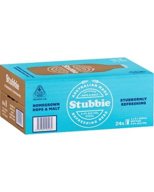 Stubbie Refreshing Beer 330ml  Bottle