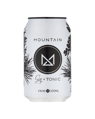 Mountain Gin & Tonic Cans 330ml  Can