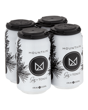 Mountain Gin & Tonic Cans 330ml  Can