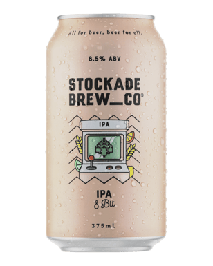 Stockade Brew Co 8 Bit Ipa Cans 375ml  Can