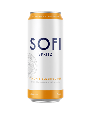 Sofi Spritz Lemon & Elderflower Cans 250ml  Can