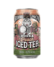 Brookvale Union Vodka & Peach Iced Tea Cans 330ml  Can