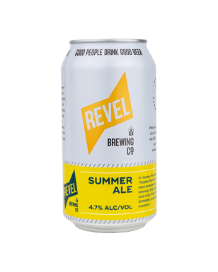 Revel Brewing Co. Summer Ale 375ml  Can