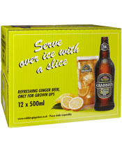 Crabbie's Alcoholic Ginger Beer Bottles 500ml  12 Case