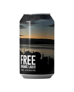 Free Brewing Co. Organic Lager Cans 375ml  Can