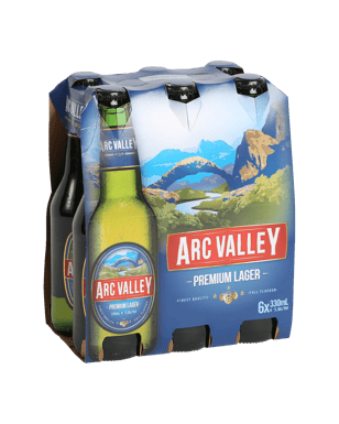 Arc Valley Premium Lager 330ml  6 Pack