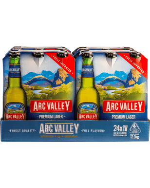 Arc Valley Premium Lager 330ml  24 Case
