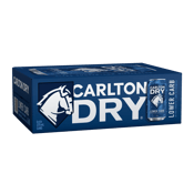 Carlton Dry Lager Cans 375ml  24 Case
