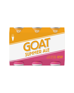 Mountain Goat Summer Ale Cans 375ml  6 Pack
