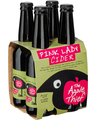 The Apple Thief Pink Lady Cider  4 Pack