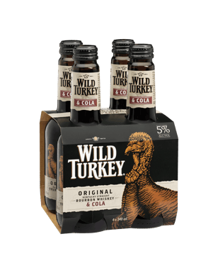 Wild Turkey Bourbon & Cola Bottle 340ml  Bottle
