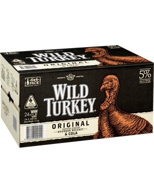 Wild Turkey Bourbon & Cola Bottle 340ml  Bottle
