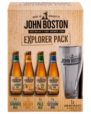 John Boston Explorer Giftpack  4 Each