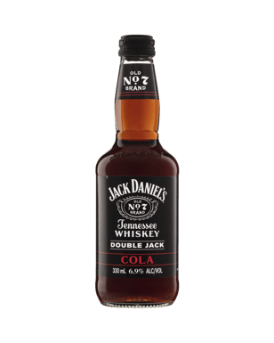 Jack Daniel's Double Jack & Cola Bottles 330ml  Bottle