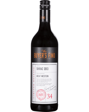 The Buyer's Find Limited Release Great Western Shiraz  Bottle