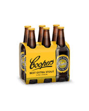 Coopers Best Extra Stout Bottles 375ml  6 Pack