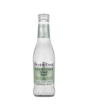 Fever Tree Premium Elderflower Tonic Water 200ml  Bottle