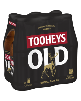Tooheys Old Dark Ale Bottles 375ml  6 Pack