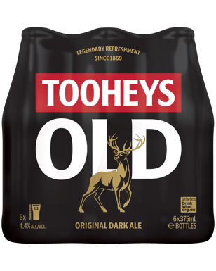 Tooheys Old Dark Ale Bottles 375ml  6 Pack