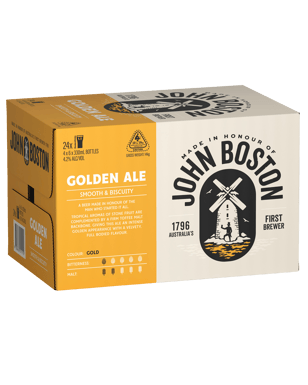 John Boston The Guardhouse Golden Ale 330ml  24 Case