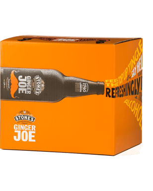 Stone's Ginger Joe Alcoholic Beer Bottles 500ml  12 Case