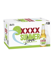 Xxxx Summer Bright Lager With Natural Lime Bottles 330m  24 Case