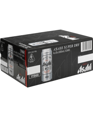 Asahi Super Dry Cans 500ml  24 Case