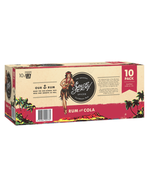 Sailor Jerry Spiced Rum & Cola Cans 10 Pack 375ml  10 Pack