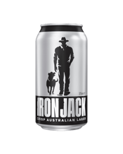 Iron Jack Crisp Lager Cans 375ml  Can