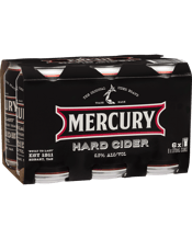 Mercury Hard Cider Original 6.9% Cans 375ml  6 Pack