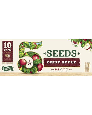 5 Seeds Crisp Apple Cider Cans 10 Pack 330ml  10 Pack